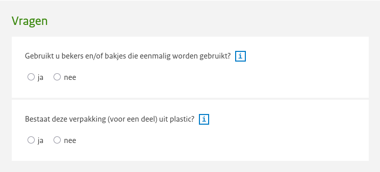 Regelhulp wegwerpplastic